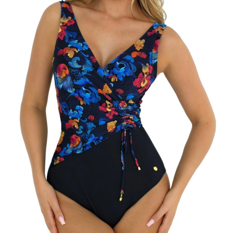 Jednoczęściowy modelujący strój kąpielowy soft Self Pandora 8 1069V2PN8 1 czarny – ujęc