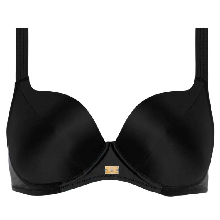 Dwuczęściowy strój kąpielowy soft na fiszbinach Self Lustre 3 933LS3 19 czarny – ujęcie 4