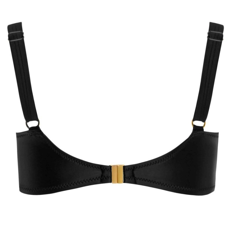 Dwuczęściowy strój kąpielowy miękki na fiszbinach Self Lustre 3 933LS3 19 czarny - prezentacja modelu, ujęcie 7