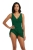 Tankini z usztywnianymi miseczkami Self Ajaccio 5 1069V3AC5 7I zielone – ujęcie 3