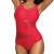 Jednoczęściowy sportowy strój kąpielowy push-up Self Fashion Sport S36 6 czerwony – ujęcie 2