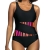Jednoczęściowy sportowy strój kąpielowy push-up Self Fashion Sport S36 20 czarny – ujęcie 2