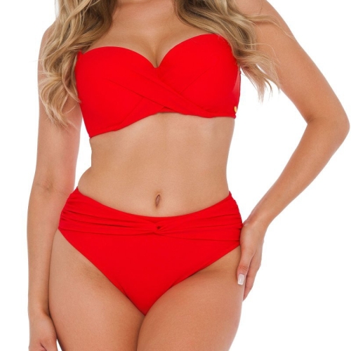 Dwuczęściowy strój kąpielowy push-up Self Bodrum2 730RBU2 6 czerwony – ujęcie 2