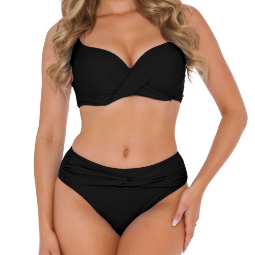 Dwuczęściowy strój kąpielowy push-up Self Bodrum3 940V1BU3 19 czarny – ujęcie 2