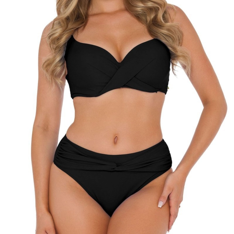 Dwuczęściowy strój kąpielowy push-up Self Bodrum3 940V1BU3 19 czarny – ujęcie 2