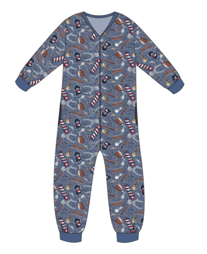 Kombinezon wygodny Cornette 185/125 kids Barber 2 – ujęcie 2