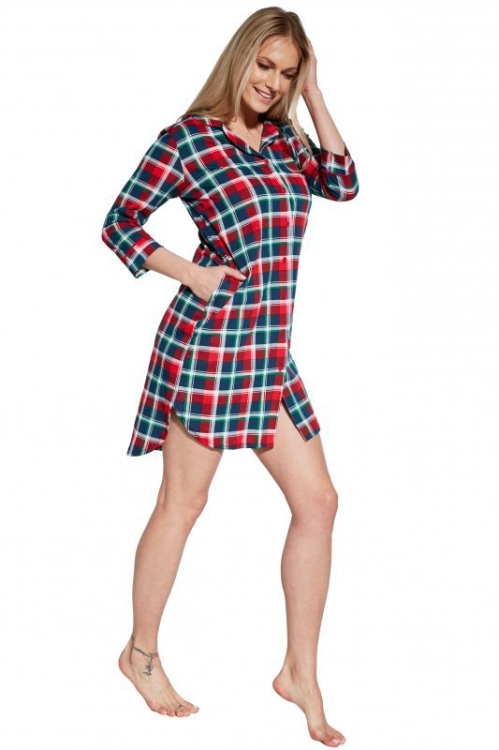 Koszula nocna damska bawełniana Cornette Britney 484/368 - prezentacja modelu, ujęcie 7