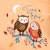Piżama dziewczęca z bawełny szmerglowanej Cornette Young Owls2 978/176 – ujęcie 3
