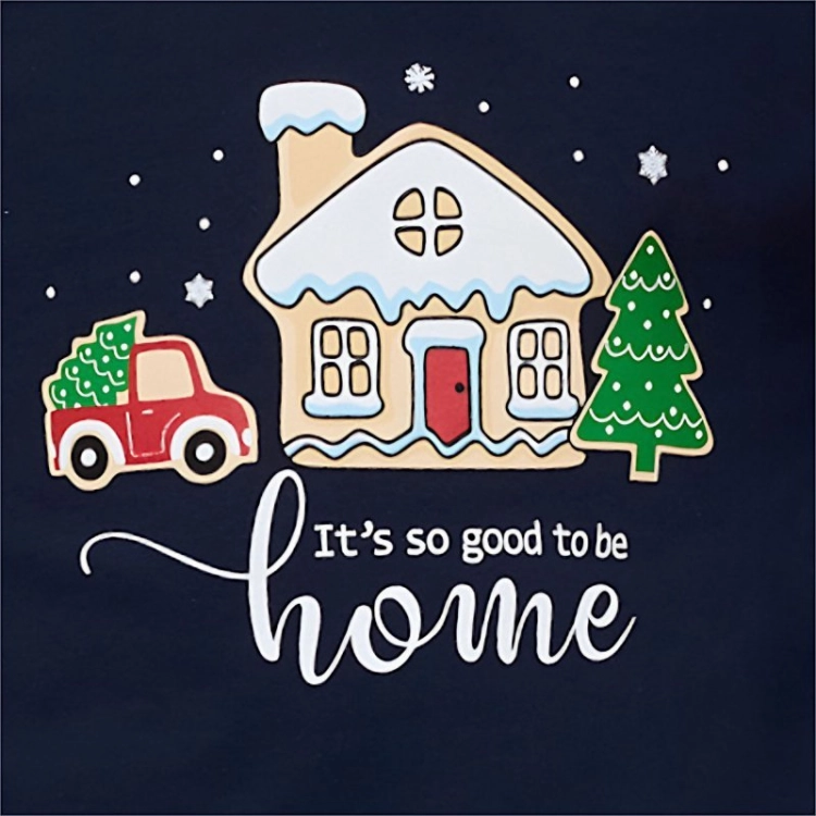 Piżama chłopięca świąteczna Cornette Home 966/157 granatowa – ujęcie 4