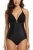 Jednoczęściowy strój kąpielowy push-up Self Lucerne3 1026CL3 19 czarny – ujęcie 2