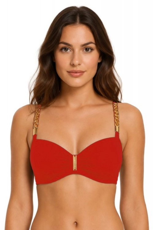 Biustonosz kąpielowy push-up Self Luxelle1-BRA 730V1XE1/G 6 czerwony – ujęcie 3