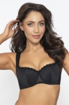 Biustonosz balkonetka push-up Paripari Sophia czarny