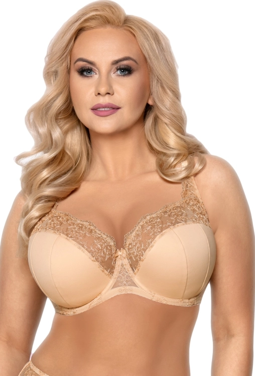 Biustonosz półusztywniany na duży biust Vena VB-355 beżowy – ujęcie 2