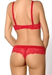 Stringi koronkowe Mefemi Nipplex Claudia czerwony