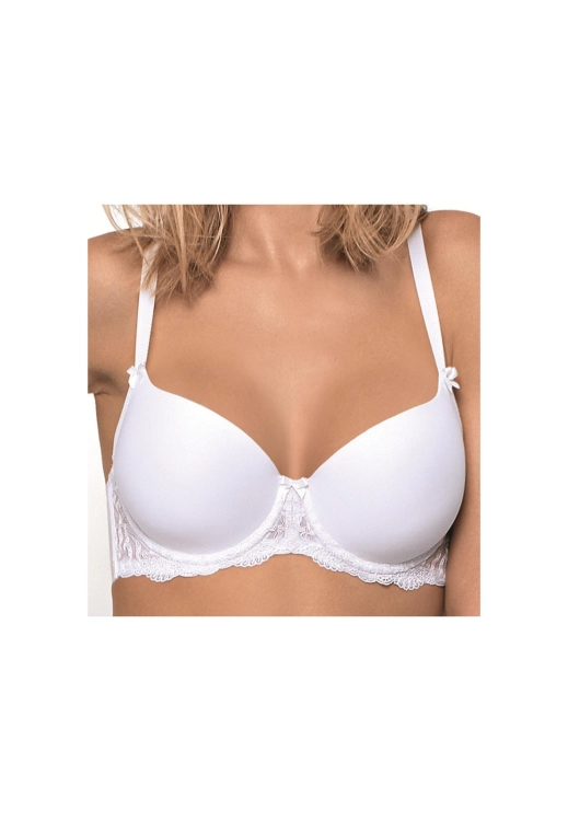 Biustonosz push-up Mefemi Nipplex Rita biały – ujęcie 2