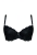 Biustonosz push-up z haftem Mefemi Nipplex Roksana czarny – ujęcie 2