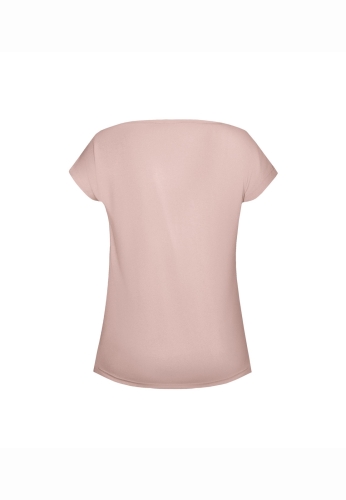 Bluzka wiskozowa Mefemi Nipplex Mix & Match wrzosowy – ujęcie 2