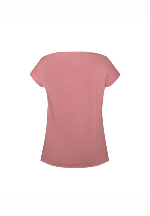 Bluzka wiskozowa Mefemi Nipplex Mix & Match ceglasty – ujęcie 2