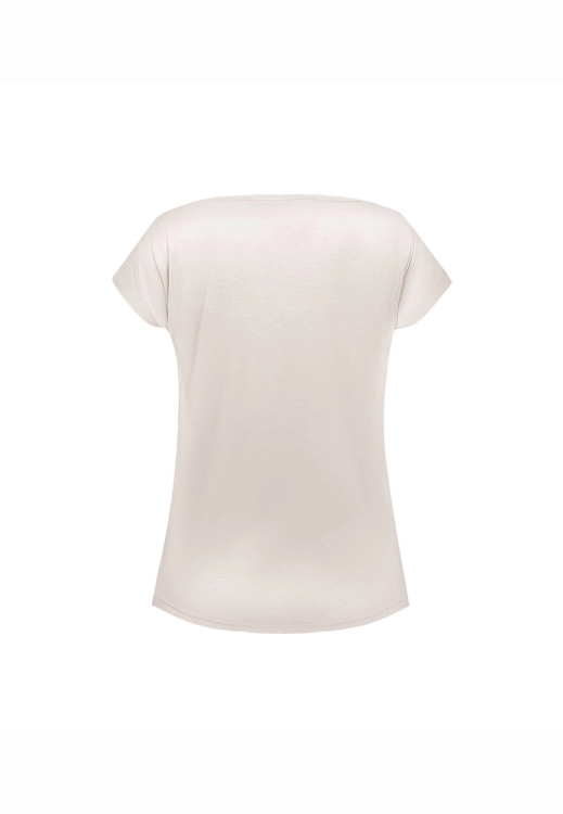 Bluzka wiskozowa Mefemi Nipplex Mix & Match mleczny – ujęcie 2