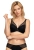 Biustonosz push-up koronkowy Mefemi Nipplex Casilda czarny