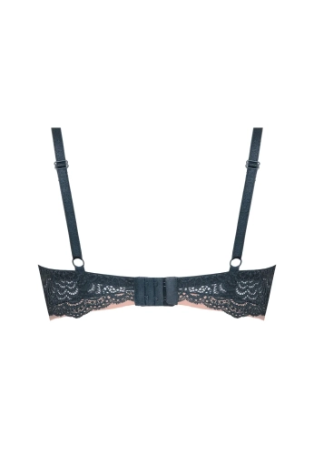 Biustonosz push-up Mefemi Nipplex Estera grafitowy – ujęcie 2