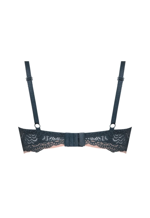 Biustonosz push-up Mefemi Nipplex Estera grafitowy – ujęcie 2