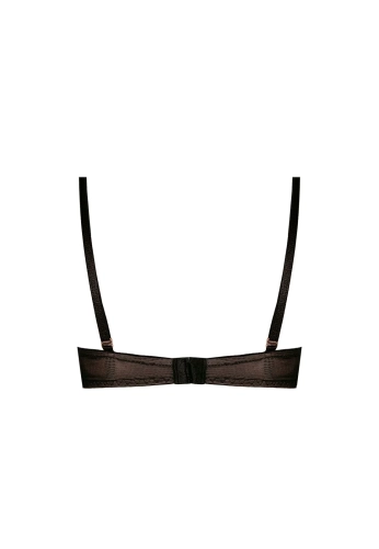 Biustonosz push-up koronkowy Mefemi Nipplex Victoria czarny-beż – ujęcie 2