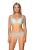 Biustonosz push-up koronkowy Mefemi Nipplex Leocadia aqua – ujęcie 2