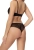 Brazyliany koronkowe Mefemi Nipplex Elisabeth czarny