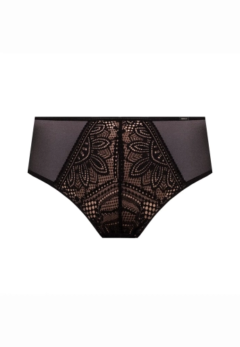 Figi wysokie Mefemi Nipplex Desire czarny-beż – ujęcie 2