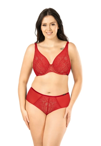Figi wysokie Mefemi Nipplex Desire czerwony – ujęcie 2