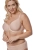 Biustonosz minimizer na duży biust gładki Mefemi Nipplex Celine cappuccino – ujęcie 2