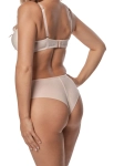 Brazyliany koronkowe Mefemi Nipplex Juliana cappuccino