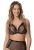 Biustonosz push-up Mefemi Nipplex Renee czarno-beżowy