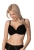 Biustonosz push-up koronkowy Mefemi Nipplex Roberta czarny