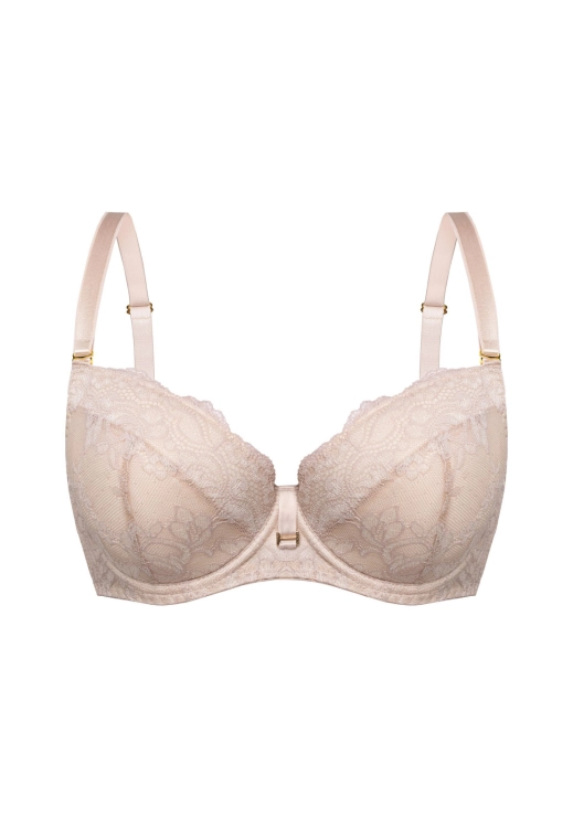 Biustonosz usztywniany na duży biust Mefemi Nipplex Sephora cappuccino – ujęcie 2