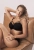 Biustonosz usztywniany na duży biust Mefemi Nipplex Desire czarny – ujęcie 2