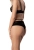 Brazyliany koronkowe Mefemi Nipplex Rosalia czarny