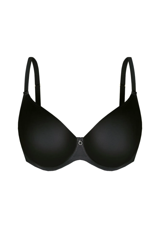 Biustonosz minimizer na duży biust gładki Mefemi Nipplex Celine czarny – ujęcie 2