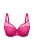 Biustonosz miękki koronkowy Mefemi Nipplex Agnese fuksja – ujęcie 2
