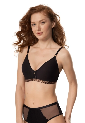 Biustonosz minimizer Mefemi Nipplex Tristane czarny