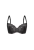 Biustonosz push-up koronkowy Mefemi Nipplex Violette grafitowy – ujęcie 2