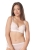 Biustonosz push-up koronkowy Mefemi Nipplex Nadia mleczny