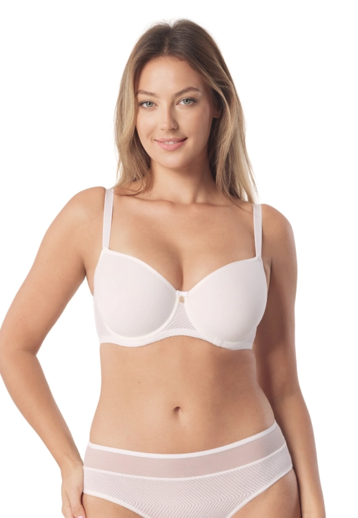 Biustonosz spacer Mefemi Nipplex Nancy mleczny
