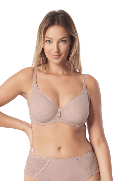 Biustonosz miękki Mefemi Nipplex Nela cappuccino