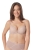 Biustonosz push-up formowany Mefemi Nipplex Nela cappuccino