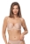 Biustonosz push-up gładki Mefemi Nipplex Nina cappuccino