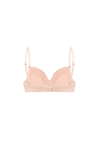 Biustonosz push-up gładki Mefemi Nipplex Nina cappuccino – ujęcie 2