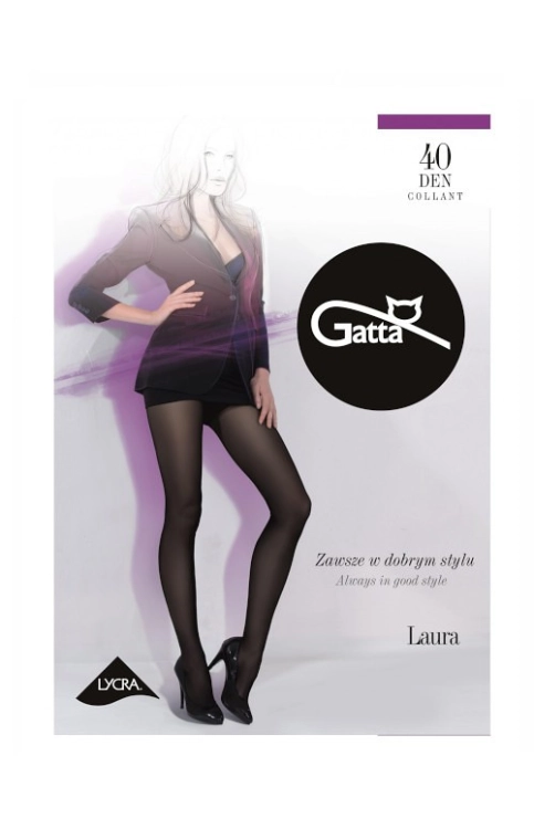Rajstopy damskie 40 DEN Gatta Laura golden – ujęcie 4