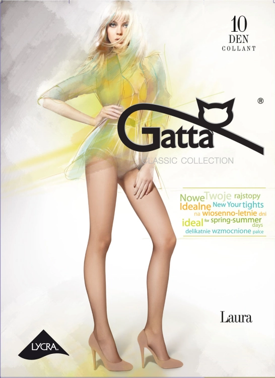 Rajstopy damskie 10 DEN Gatta Laura lyon – ujęcie 3